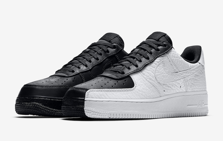 nike air force 1 low black and white