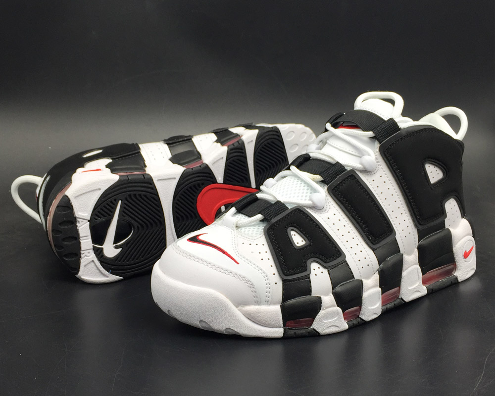 nike air more uptempo white red